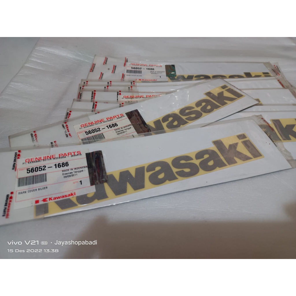 Stiker kawasaki stiker visor depan ninja R stiker body belakang Ninja SS R Original kawasaki