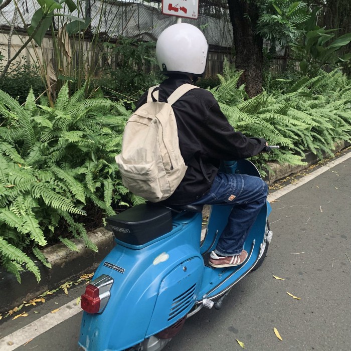 tas ransel corduroy backpack