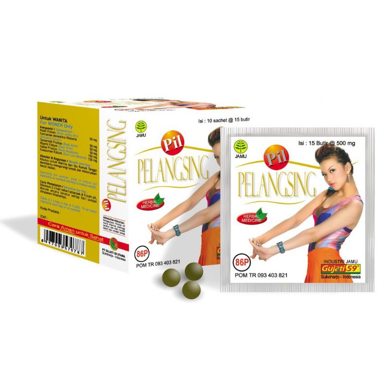 

Gujati Pelangsing Pil (1 Box Isi 10 Sachet)