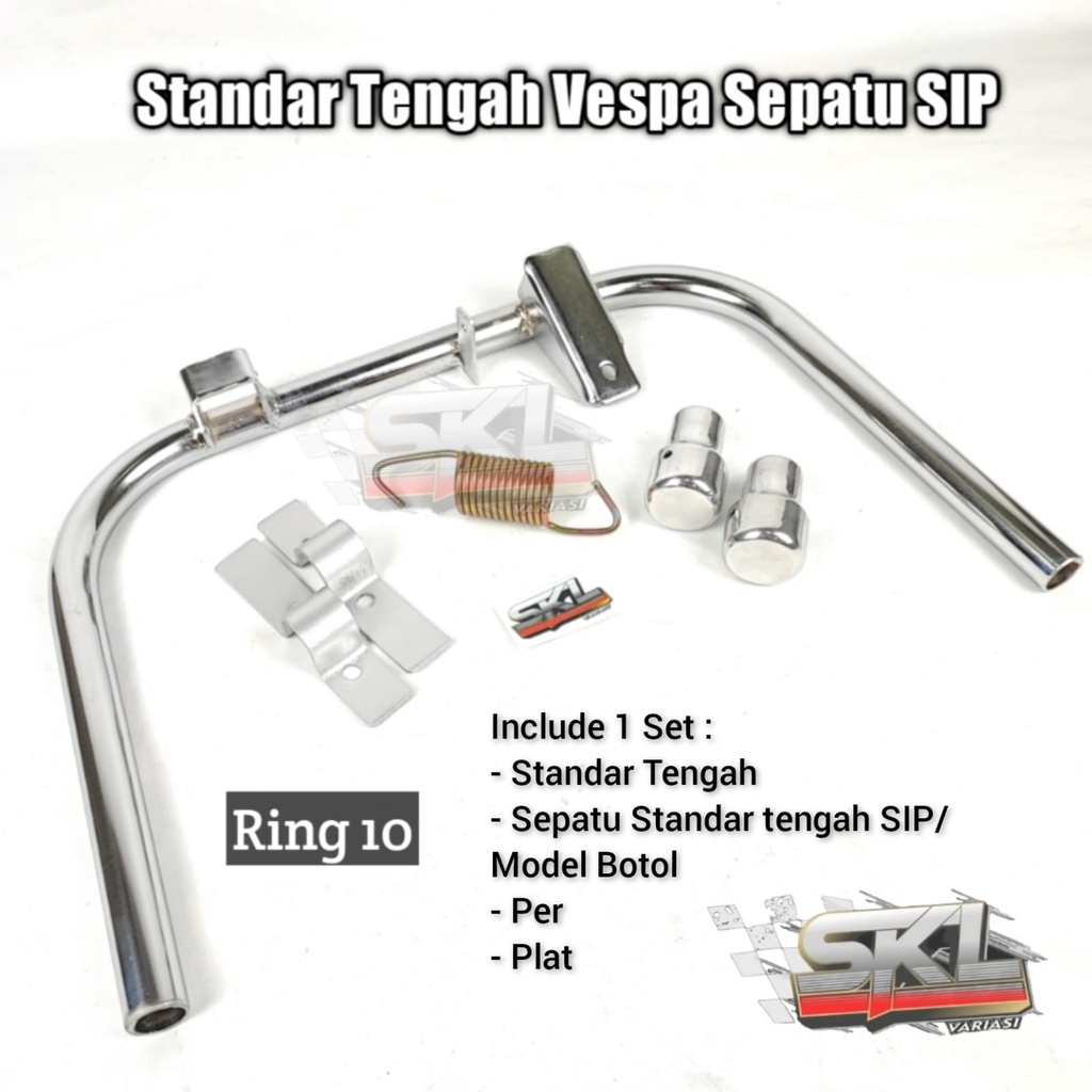 Standar Tengah Vespa Super Sprint Px Excel Ring 10 Standar Tengah Standar Dua Vespa Px Sprint Super Excel Ring 10