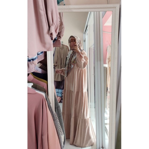 GAMIS CRINKLE AIRFLOW / GAMIS POLOS TUMPUK 3