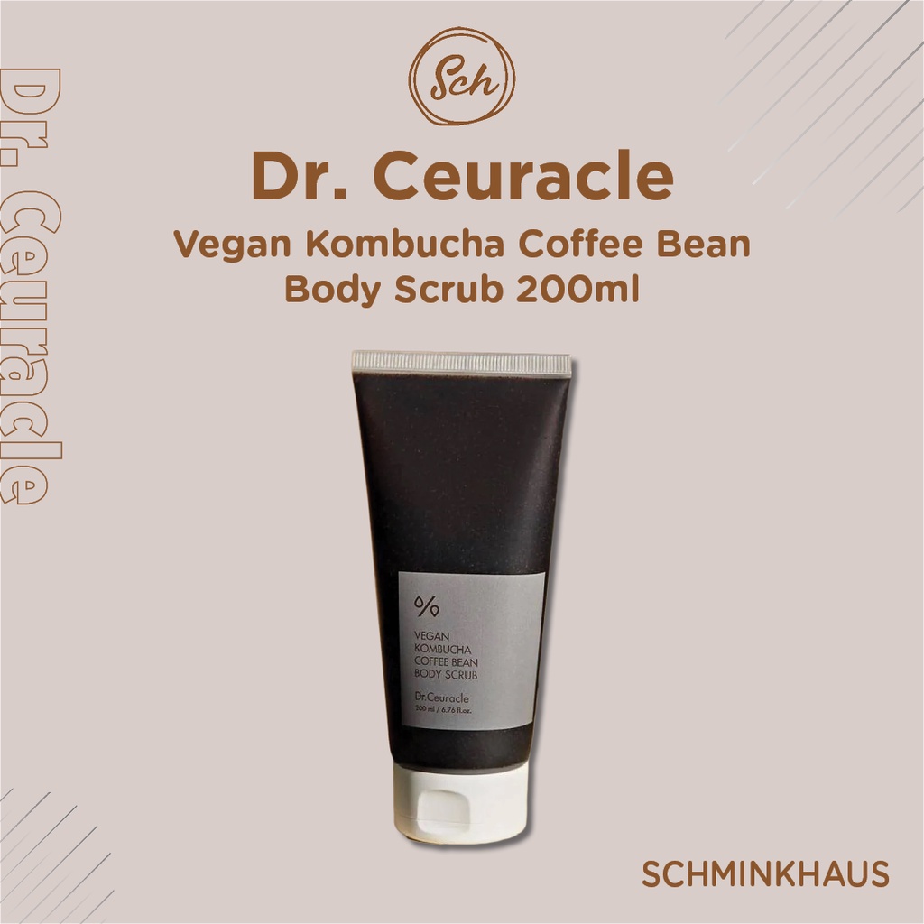 Jual DR.CEURACLE Vegan Kombucha Coffee Bean Body Scrub 200ml Shopee Indonesia