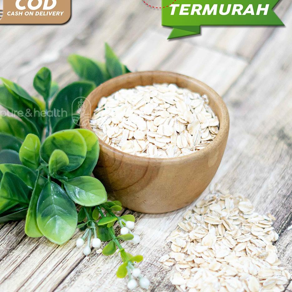 

[PRODUK JM0CY] Rolled Oat 1 Kg Oatmeal Gandum Utuh Original Natural Super Food CCT
