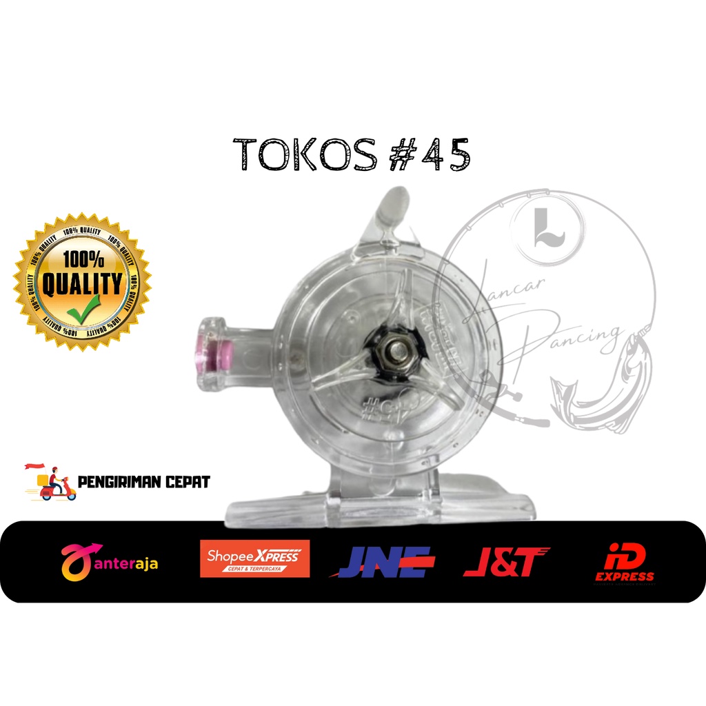 TOKOS #45 BENING TOKOS REEL TEGEK SERI 45 / REEL TOKOS HANDLE KIRI