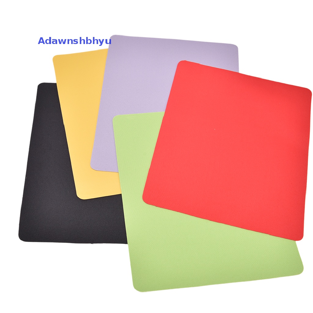 Adhyu Hot 21.5 x 17.5cm Gaming PC Laptop Mouse Pad Anti-Slip Warna Solid Rectangle Mat ID