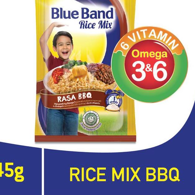 

ア Blue Band Rice Mix BBQ Bumbu Nasi (2 x 45 gr) ♚