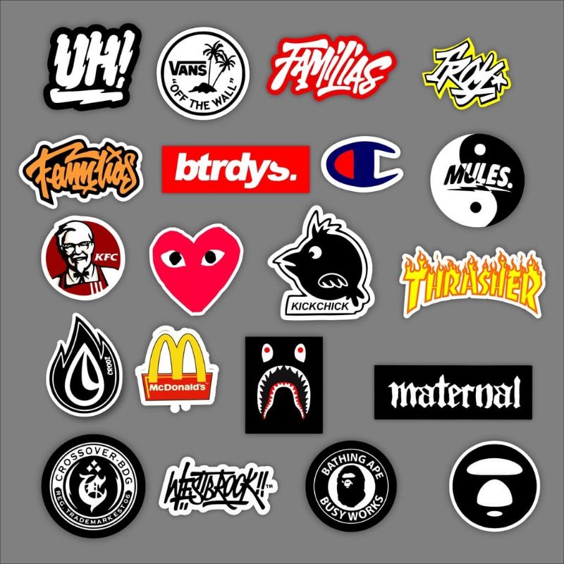 

STIKER PAKET ISI 20PCS KEREN BADAI KECE POLL BAHAN GRAFTAC ANTI AIR Random Sesuai stok