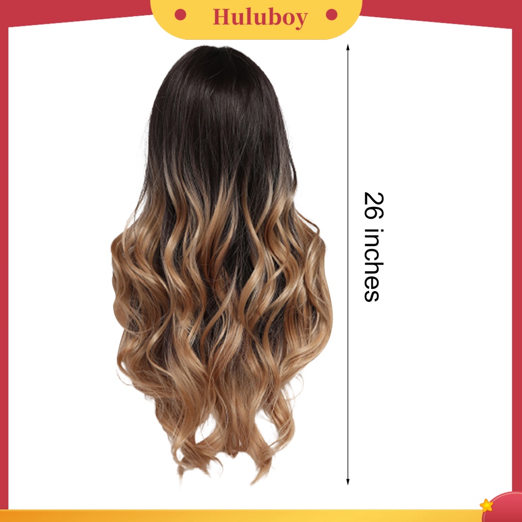 Wig Rambut Cosplay Tahan Panas Bahan Serat Suhu Tinggi Warna Coklat Untuk Wanita