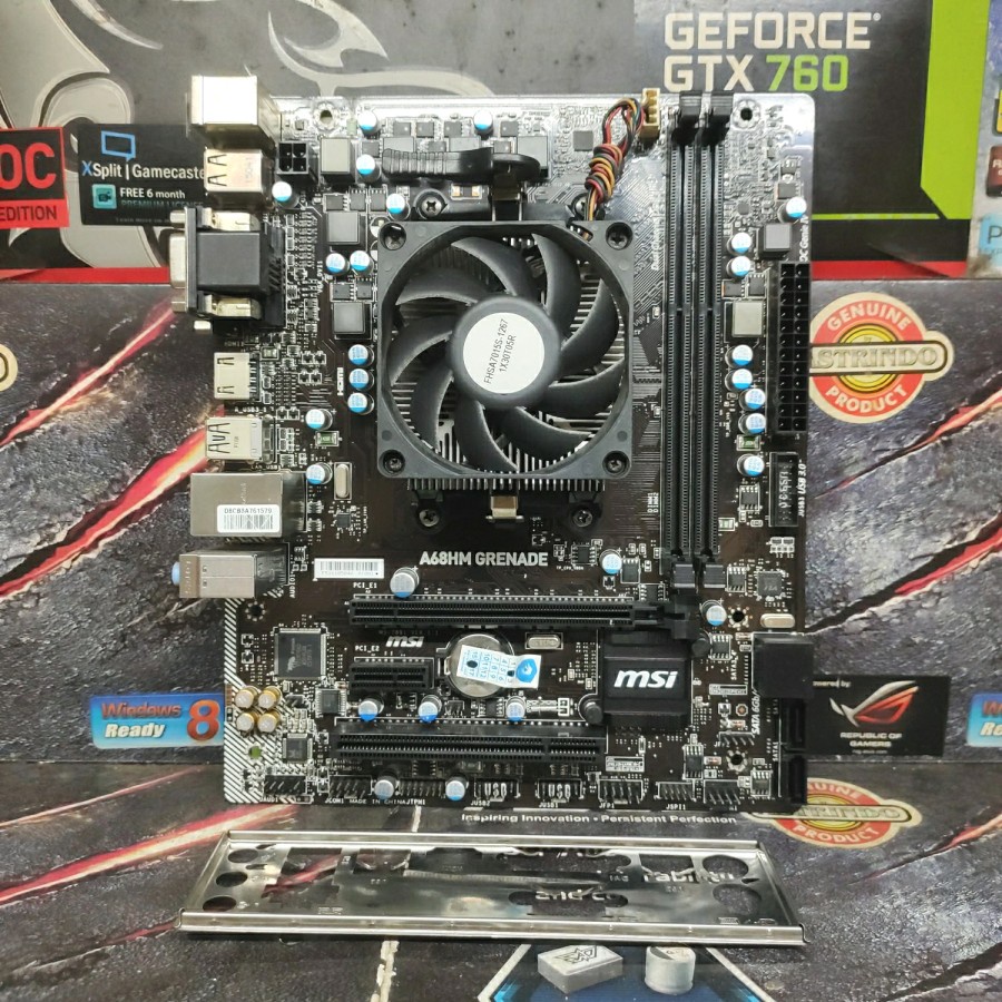 Motherboard AMD MSI A68HM Grenade Socket FM2+ A8-7600 with Radeon™ R7