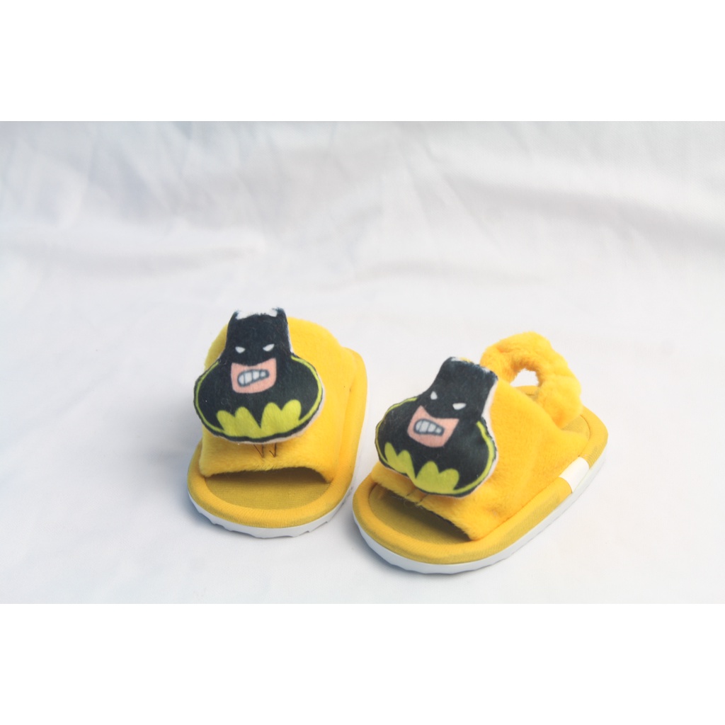 Sandal Anak Balita karakter super hero bahan spon lembut