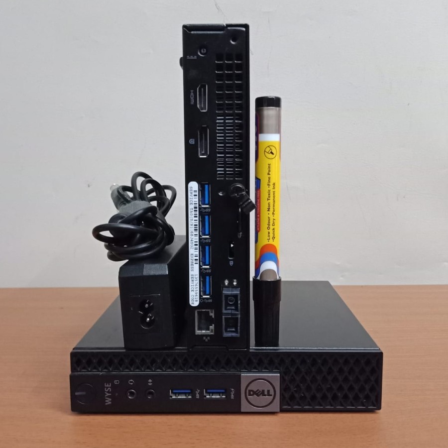 PC KOMPUTER KANTOR PC MINI DELL/PC ULTRA MINI/NANO PC OPTIPLEX 7040 ADAPTOR - core i5-6500-3.20ghz GEN6/Ram 8Gb DDR4+SSD 256Gb/wins 10 - 8GB SSD 512GB