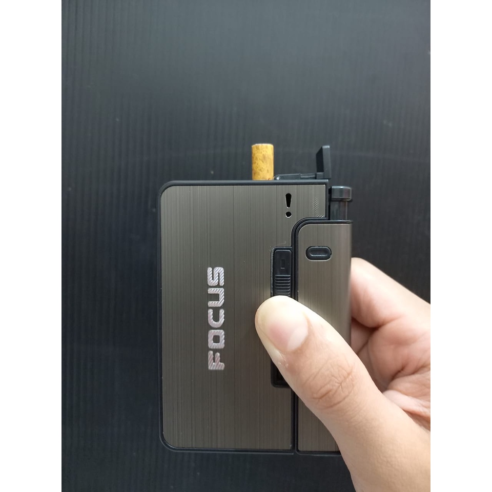 kotak FOCUS001 penyimpan Tempat roko korek elektrik YH057