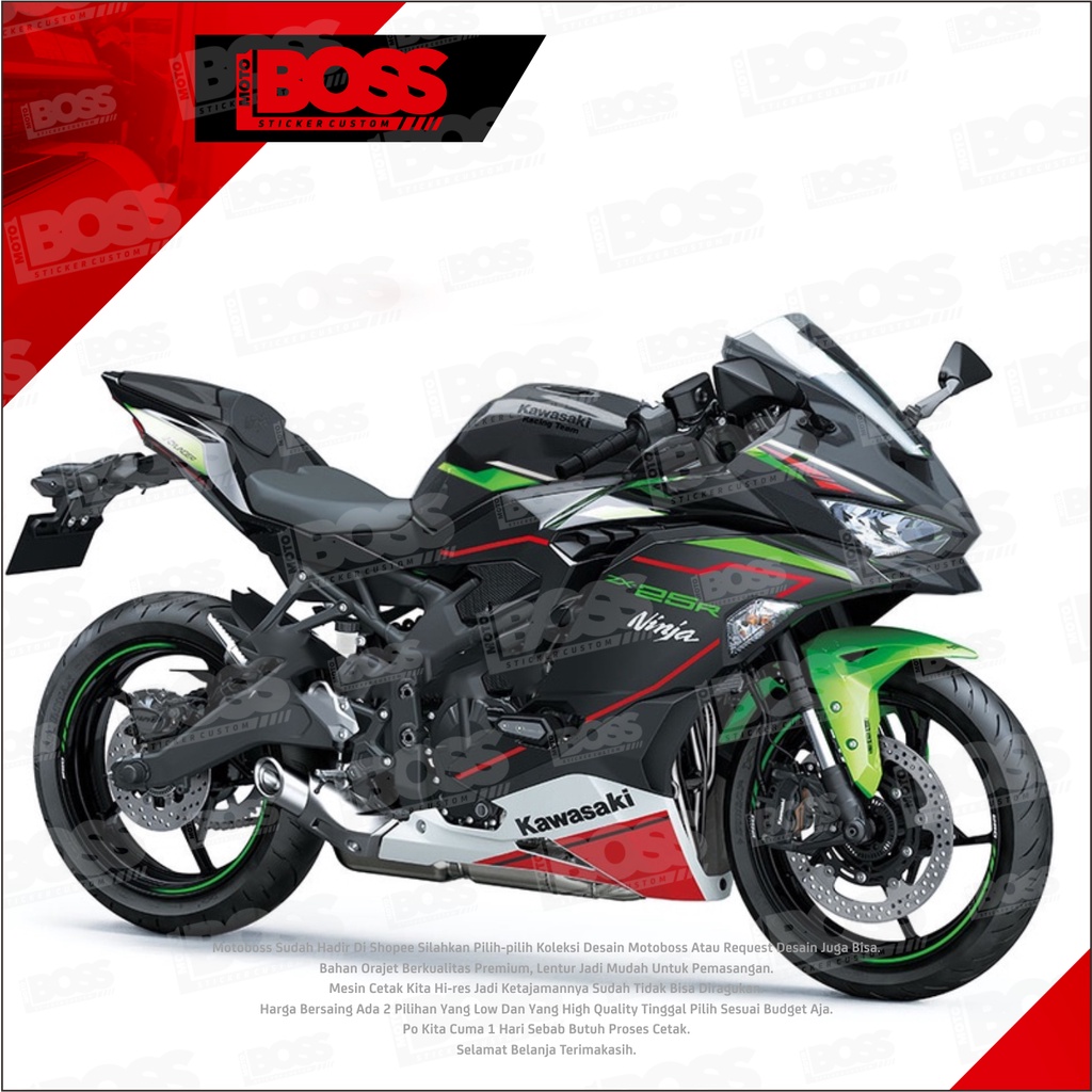 Jual Sticker Decal Full Body Ninja Zx R Stiker Decal Zx R Kode