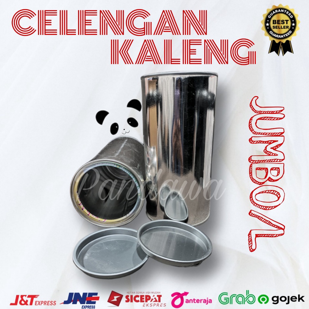 CELENGAN KALENG POLOS BUKA TUTUP JUMBO/L