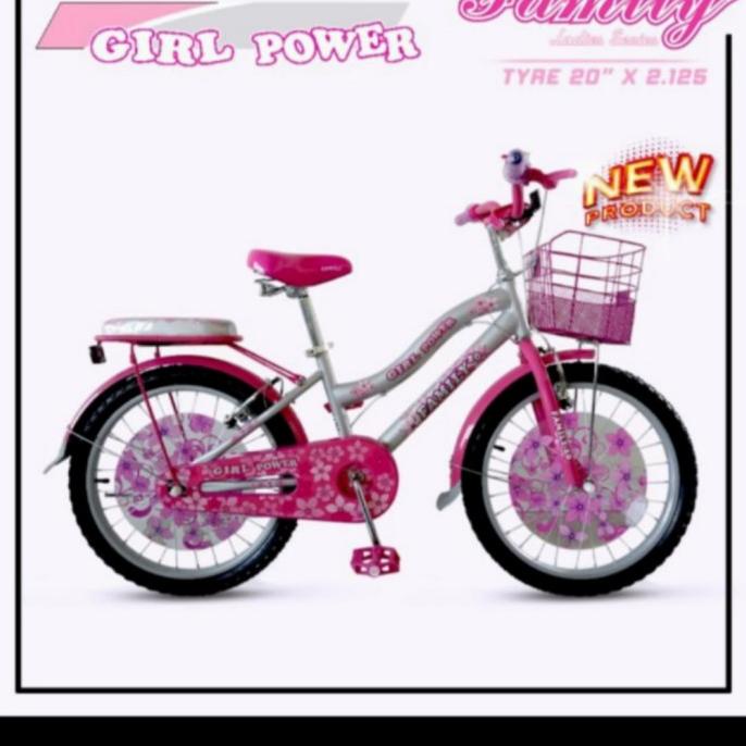 Sepeda Anak Mini Perempuan 20 Inch Family Terbaru #Original