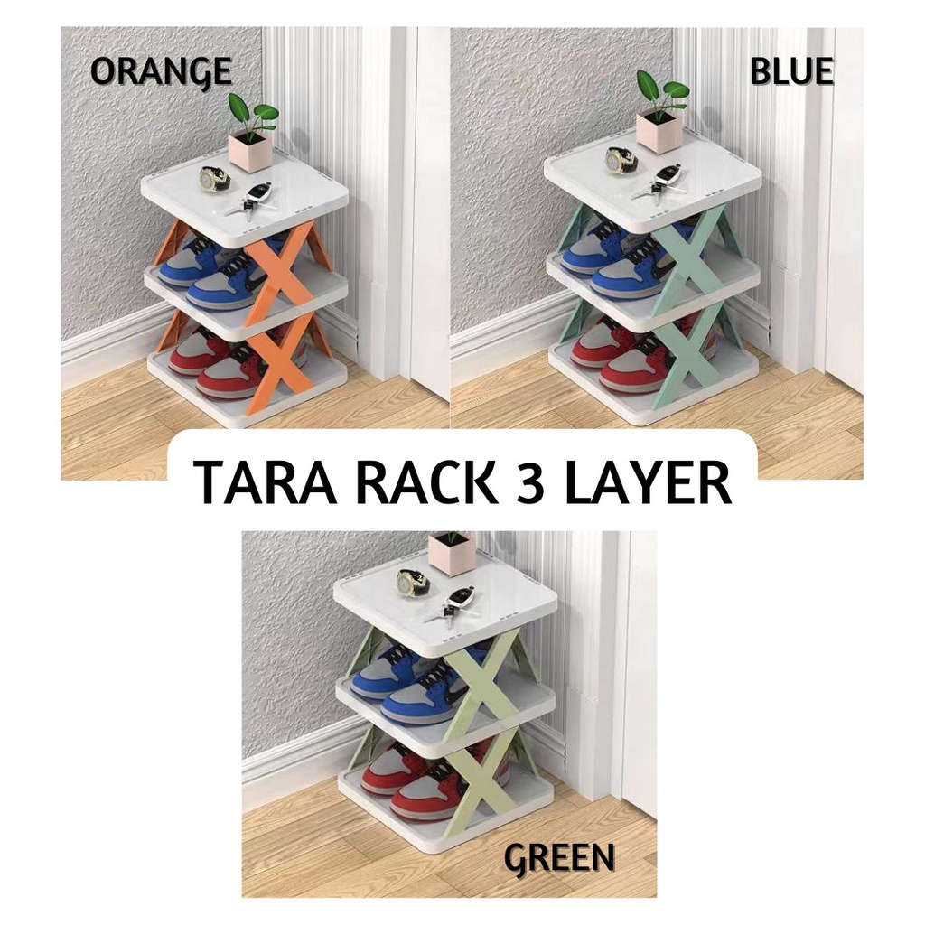 RAK SEPATU LIPAT MODEL ZIGZAG / RAK SEPATU TARA MAX