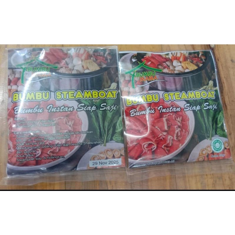 

Bumbu Mama Instan Siap Saji Tomyum dan Steamboat 50gr