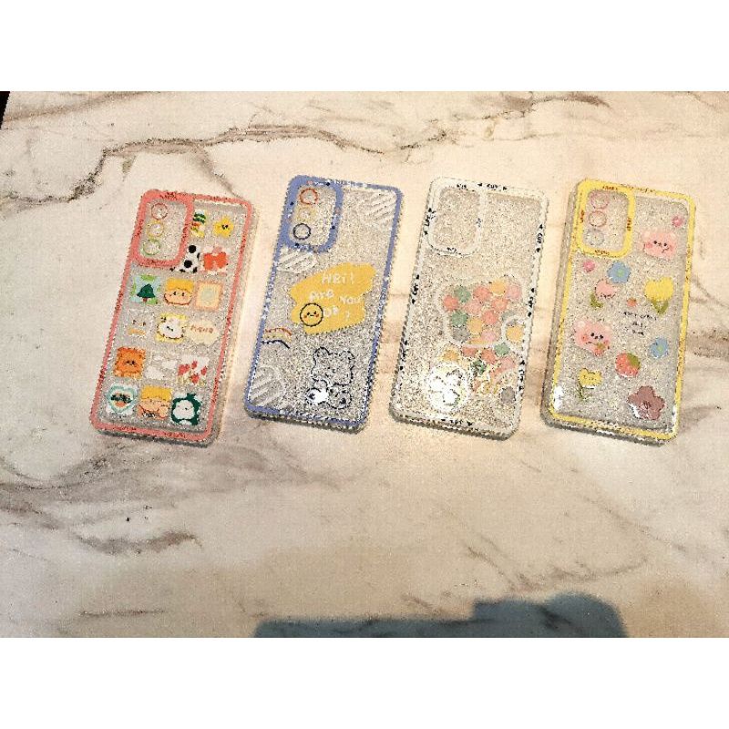 0514 VVV CASE GAMBAR A CASE CARTOON XIAOMI REDMI 9T Mi 11 Lite 12C NOTE 12 POCO M3 casing cube sudut silikon bear cube shockproof