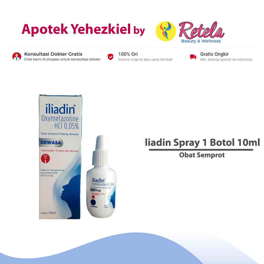 Jual ILIADIN Spray 1 Botol Isi 10 ml | Shopee Indonesia