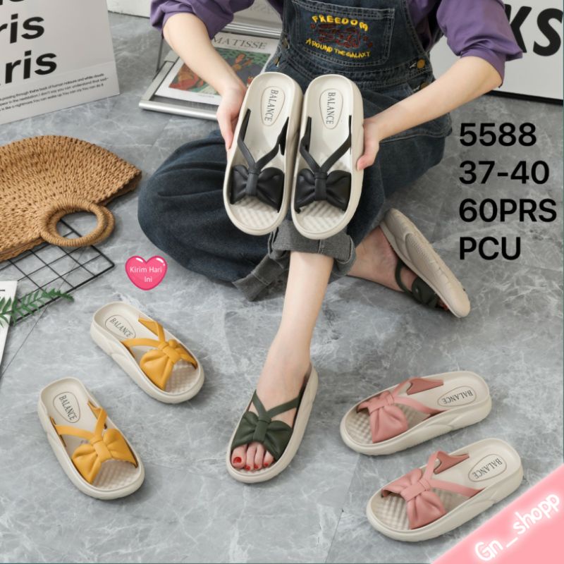 Sandal Wanita Terbaru Tali Pita 5588