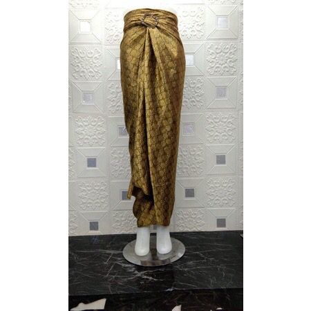 Rok Songket Lilit Semi Sutra Motif Terbaru / Bawahan kebaya Model Kekinian / Rok Songket Lilit Palembang