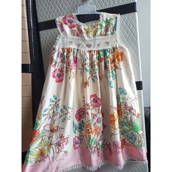 Preloved Dress Gucci size 5-6-7 tahunan