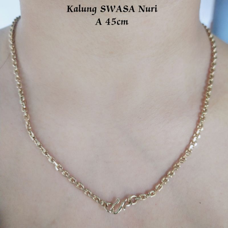 Emas Swasa Gelang Nori Kalung Nuri Dewasa dan Anak Ready Gelang Kaki Balita Dewasa