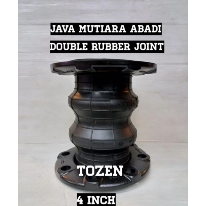 Rubber Flexible Joint Twinflex Tozen 4 inch/ Tozen 4"