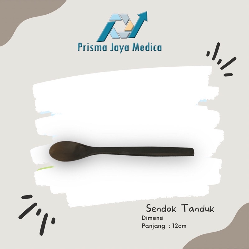 Sendok Tanduk Satu Sisi / Sendok Tanduk Makan