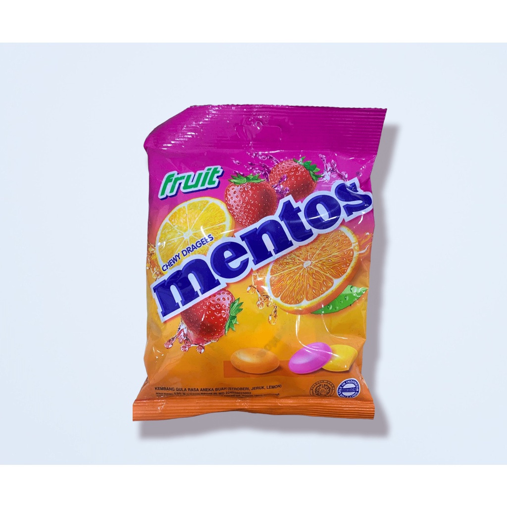 

PERMEN MENTOS FRUIT 135g