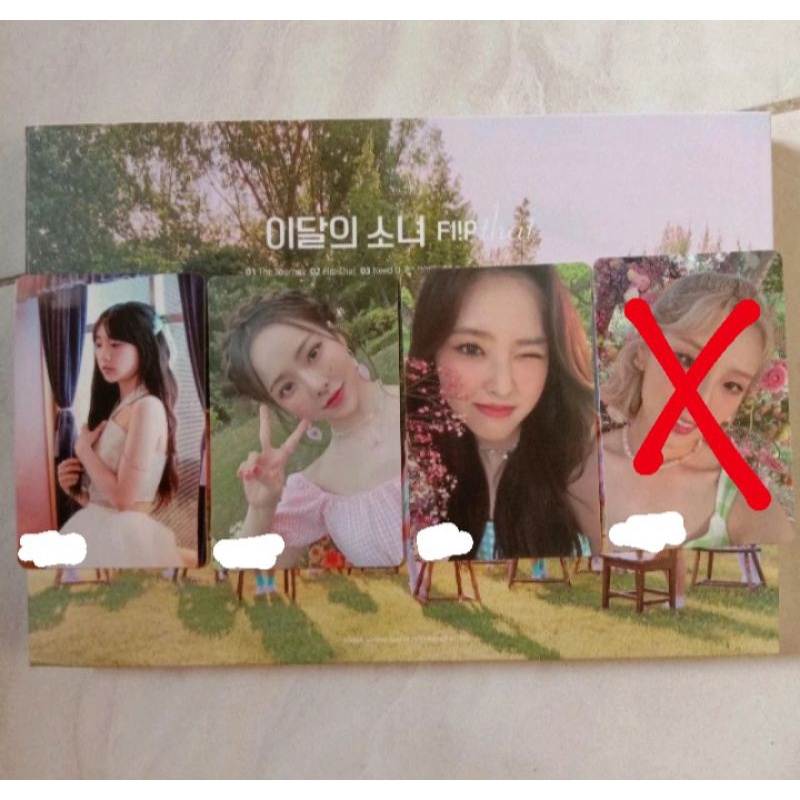 [READY] PHOTOCARD LOONA FLIP THAT (Vivi, Yeojin, Olivia hye)
