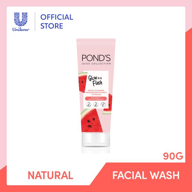 Pond's Juice Collection Cleanser Watermelon Extract 20 gr / Orange Nectar &amp; Micellar Water D-Toxx Charcoal 100 ml