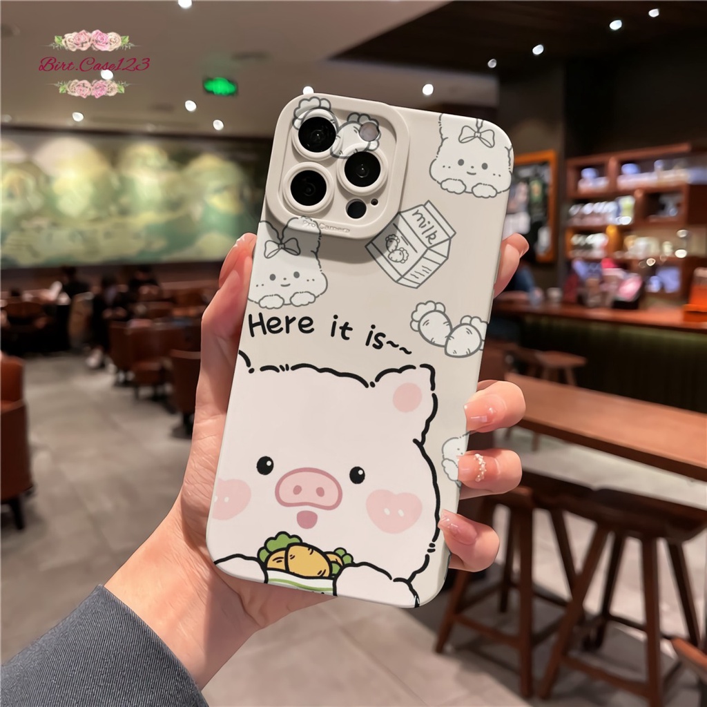 CUSTOM CASE SOFTCASE SILIKON PROCAMERA PIG CUSTOM OPPO A3S A15 A15S A16 A1K A5S A7 A31 A53 A96 F1S A9 A5 2020 A52 A37 BC6962