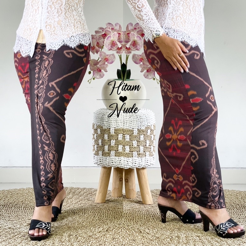 kamen jadi moscrep motif endek bali terbaru bahan full stretch