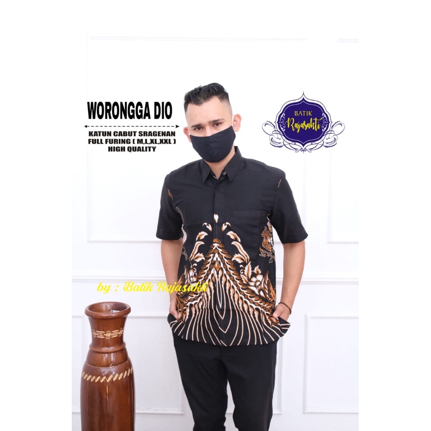 WORONGGA DUO RAJASAKTI KEMEJA BATIK PRIA SOLO LENGAN PENDEK PANJANG FULL FURING ORI PREMIUM ATASAN KONDANGAN MODERN TRADISIONAL PORBOWASESO ZAQIANDRA DUO ALBIRRU PUNDAK QUSYAIRI ALTAMIS BIRU DUO BRAHMA BIRU BAHRAN DHIAULHAQ DAMAR LANGIT MADUKARA JIWA