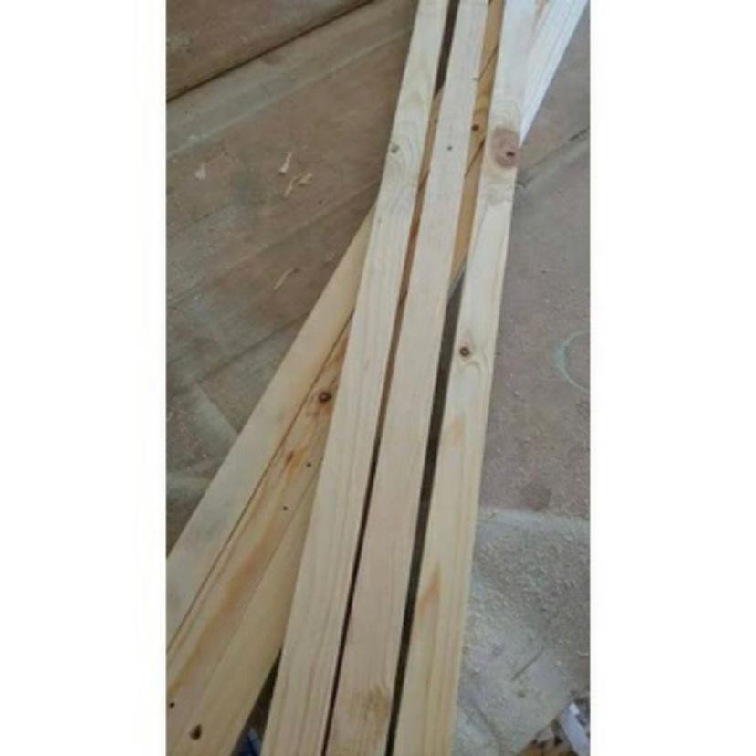 RENG KAYU PINUS 100x3x2 100x2x2 SUDAH DIHAMPLAS HALUS SIAP PAKAI