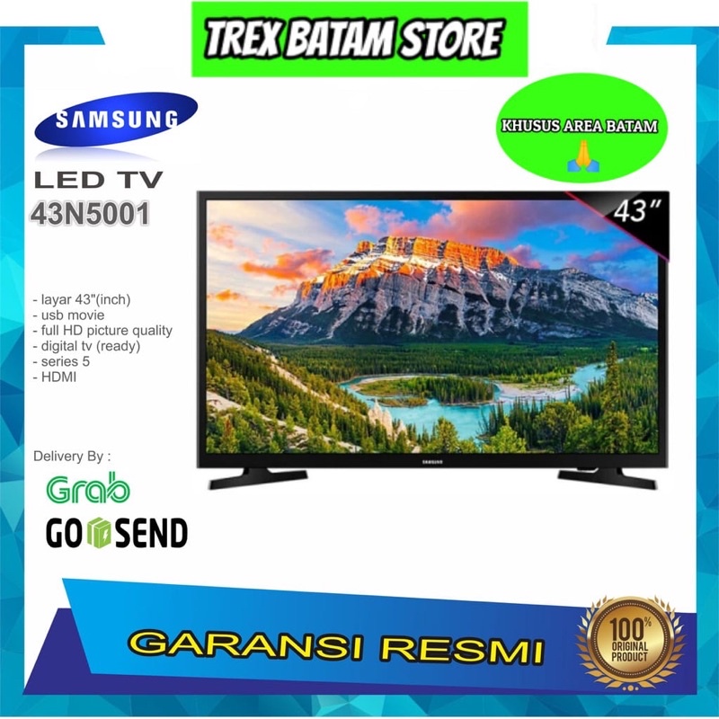 SAMSUNG 43N5001 LED TV 43 INCH DIGITAL TV FULL HD (BATAM)
