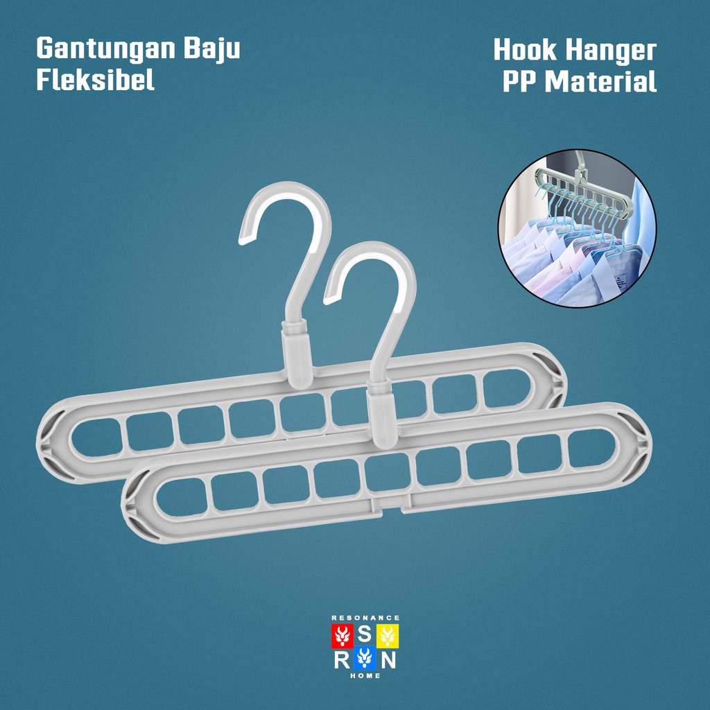 Gantungan Baju Fleksibel / Flexible Hanger / Resonance Home