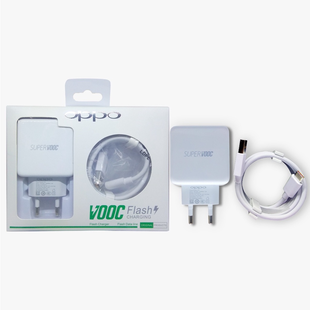 Charger Oppo 50W Original 100% Super Vooc Charger Cas OPPO VCA5JACH F11  R17