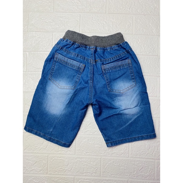 celana jeans pendek anak usia 2-7 tahun kain TEBAL HALUS MELAR