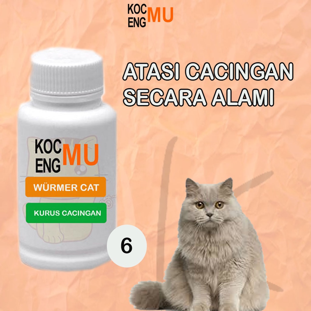 Obat Cacing Kucing Obat Cacing Kucing Kitter Ampuh Cair Hamil Dewasa kapsul (6ml)