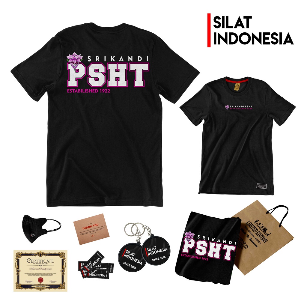 [BISA COD] KAOS TERATE PSHT KAOS SETIA HATI RAJA TEGA PUNKSHTER TERJAL KODE PSHT FLOWER