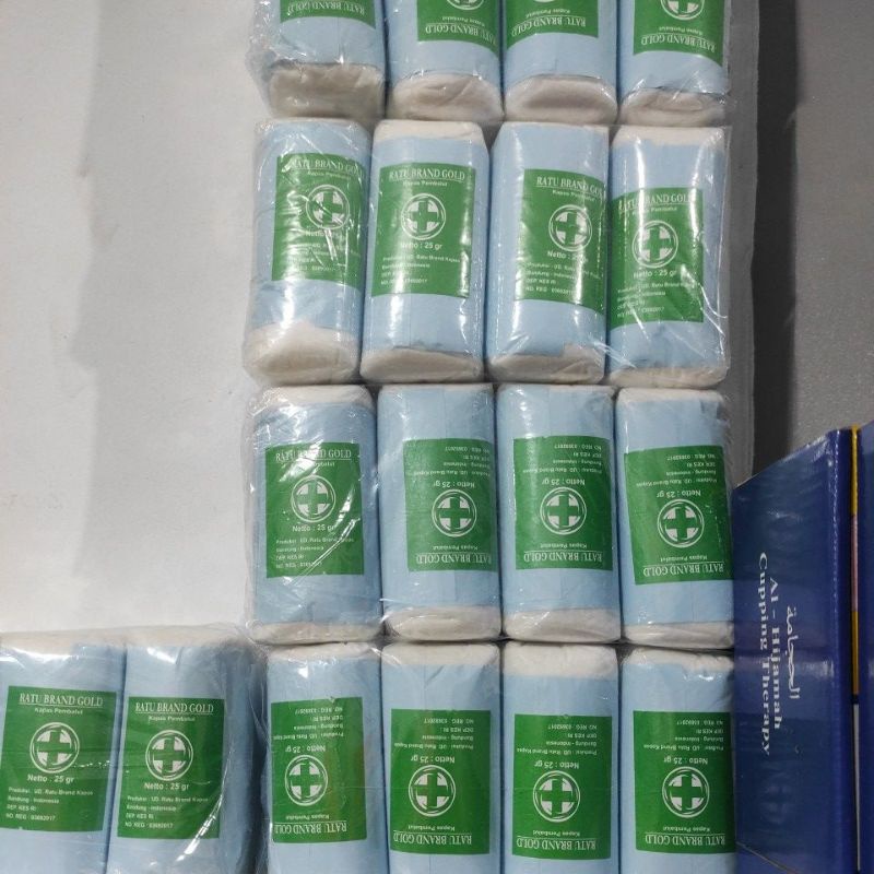 kapas 25gram merek ratu brand