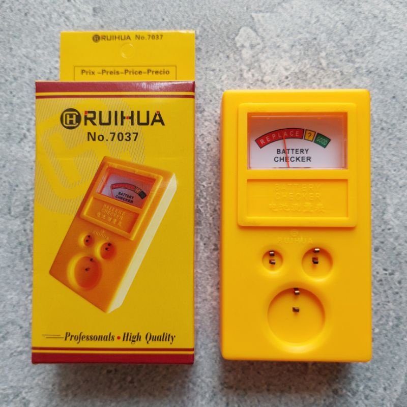 Alat Test Baterai Jam Tester Battery Remot Mobil Motor Tes Baterai Timbangan