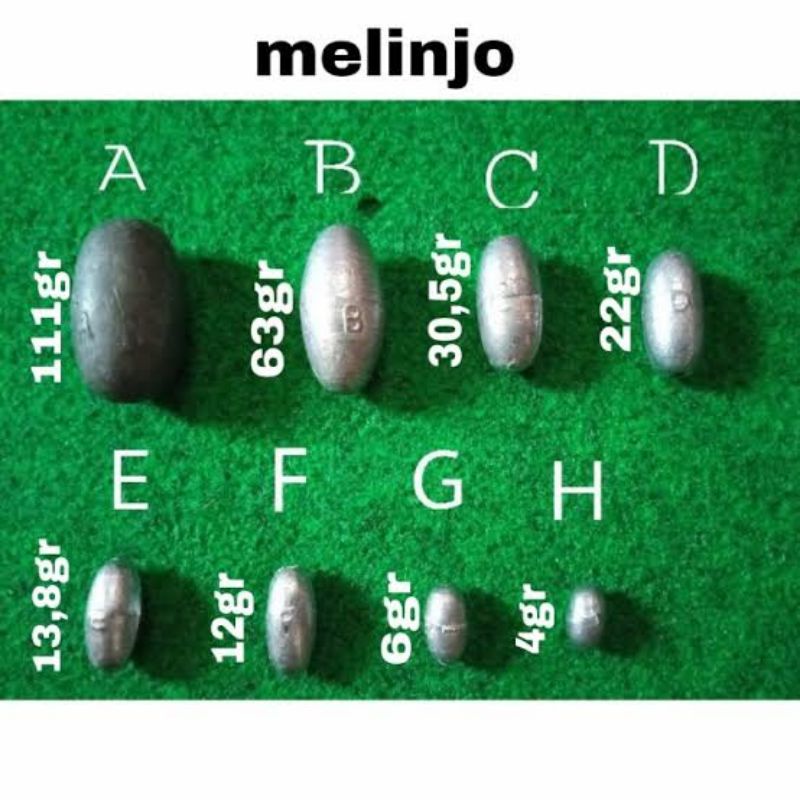 Timah / timbel / pemberat pancing melinjo per 1kg