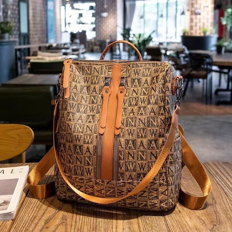 MV_Marvelouz MV701049 Tas RANSEL Wanita Multifungsi Motif Casual Kekinian Model Terbaru 1kg bisa 2 tas supplier tas import JT1049 BQ3689