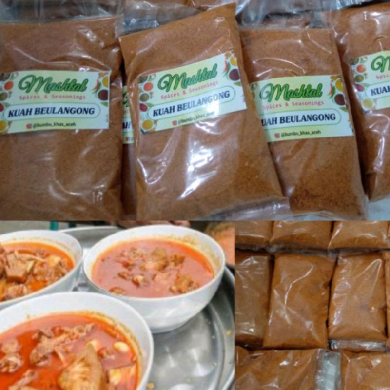 

Bumbu Kering Kuah Beulangong untuk 1 beulangong atau Kuali| Berat Bumbu 1100 gram | Kurleb untuk 20 kg daging