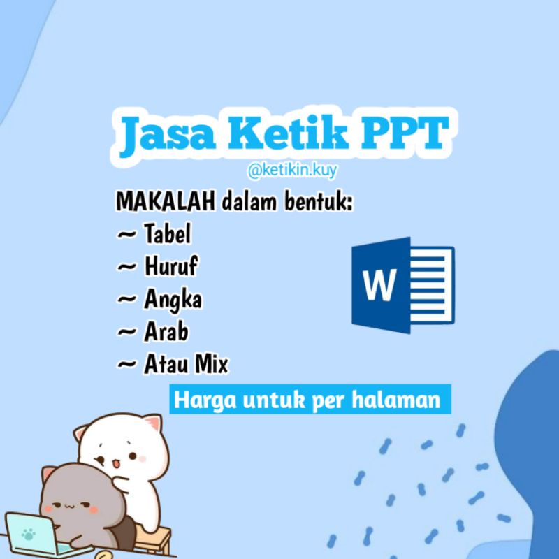 

JASA KETIK MS WORD