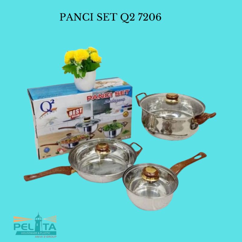 Panci Set Q2 7206