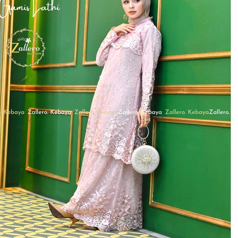 Ready (COD)ZL-GAMIS TERBARU - GAMIS PESTA LATHI DRESS - GAMIS DRESS - GAMIS KONDANGAN - GAMIS KEBAYA